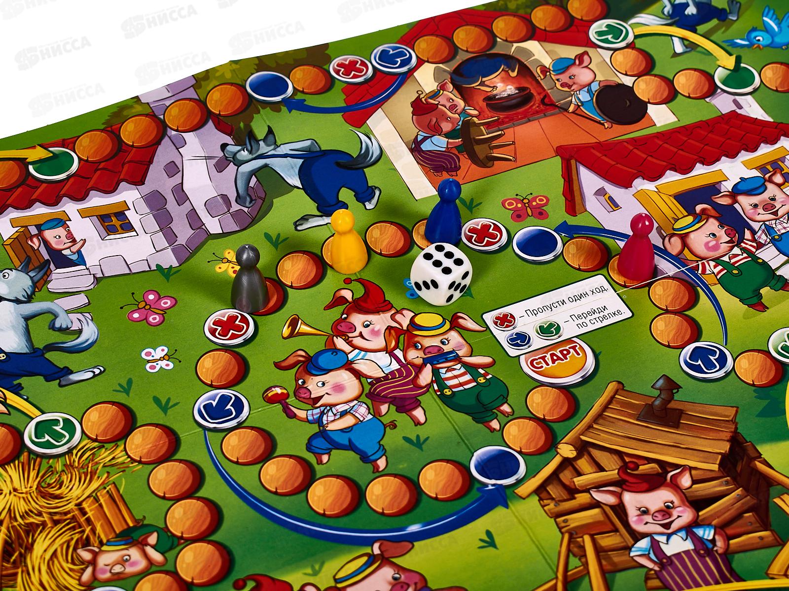 Бродилка &quotТри поросенка&quot А3, 07111 *40