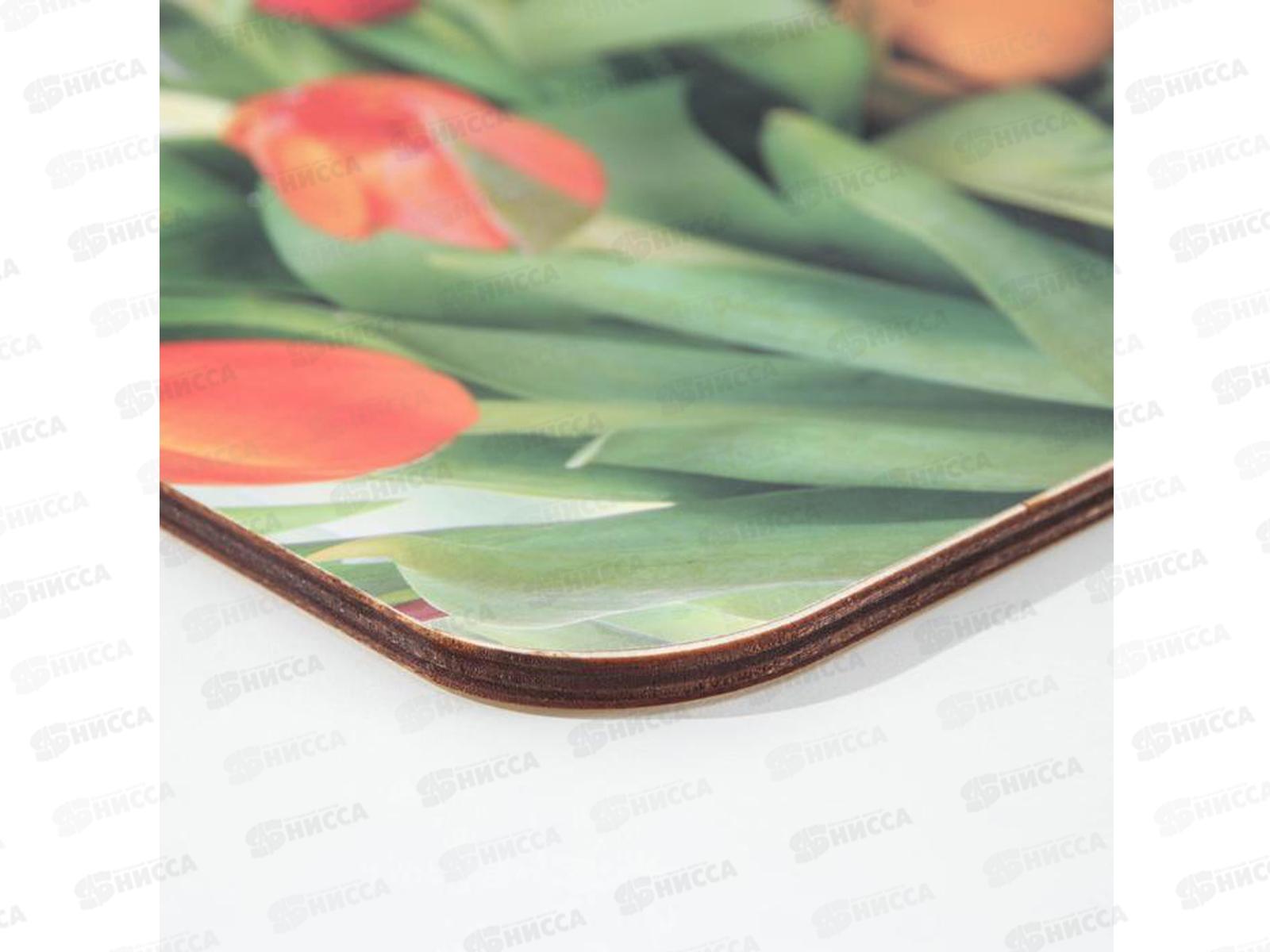 Доска разделочная &quotТюльпаны&quot К-81 *22