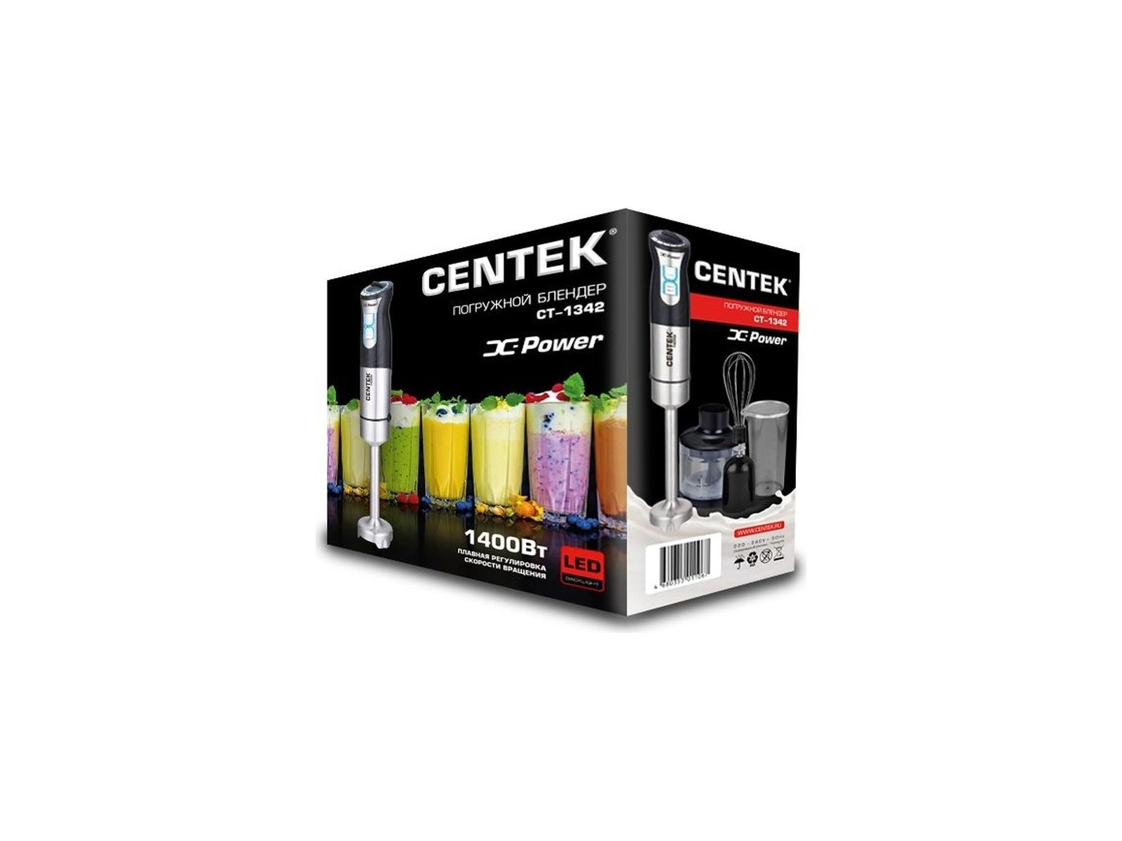 Блендер CT-1342 1400вт черный,сталь   *8