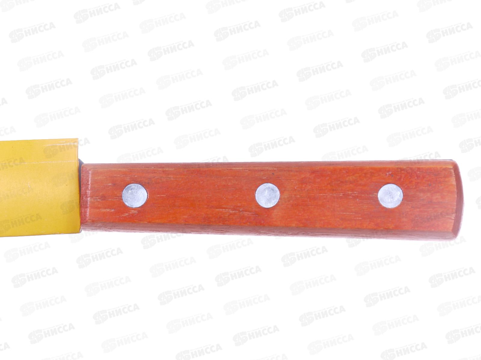 Нож кухонный  деревянная ручка, 10см (045156)  Ж*12