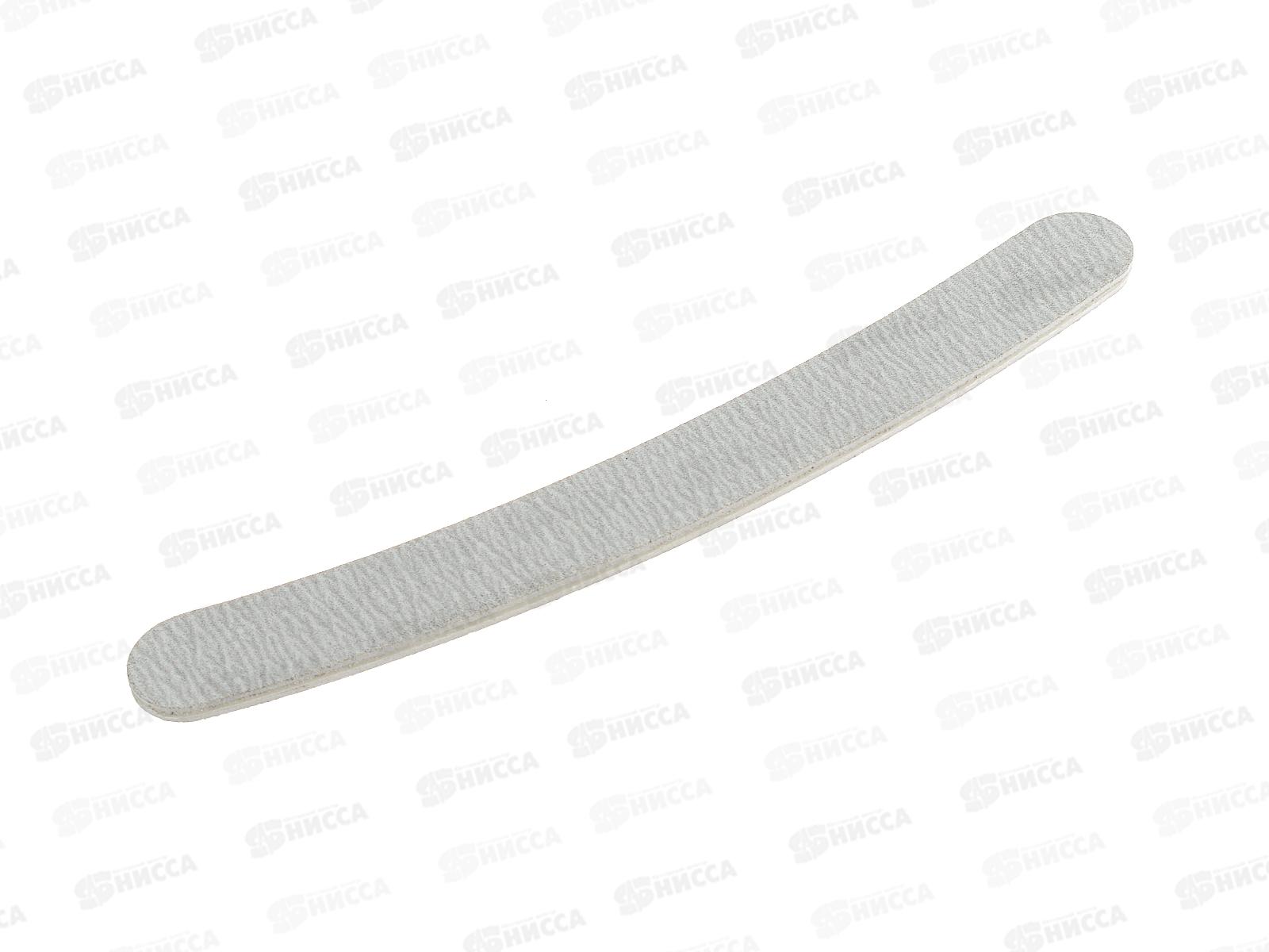 Пилка профессиональная для ногтей 100*180 108-005 серая бумеранг *100