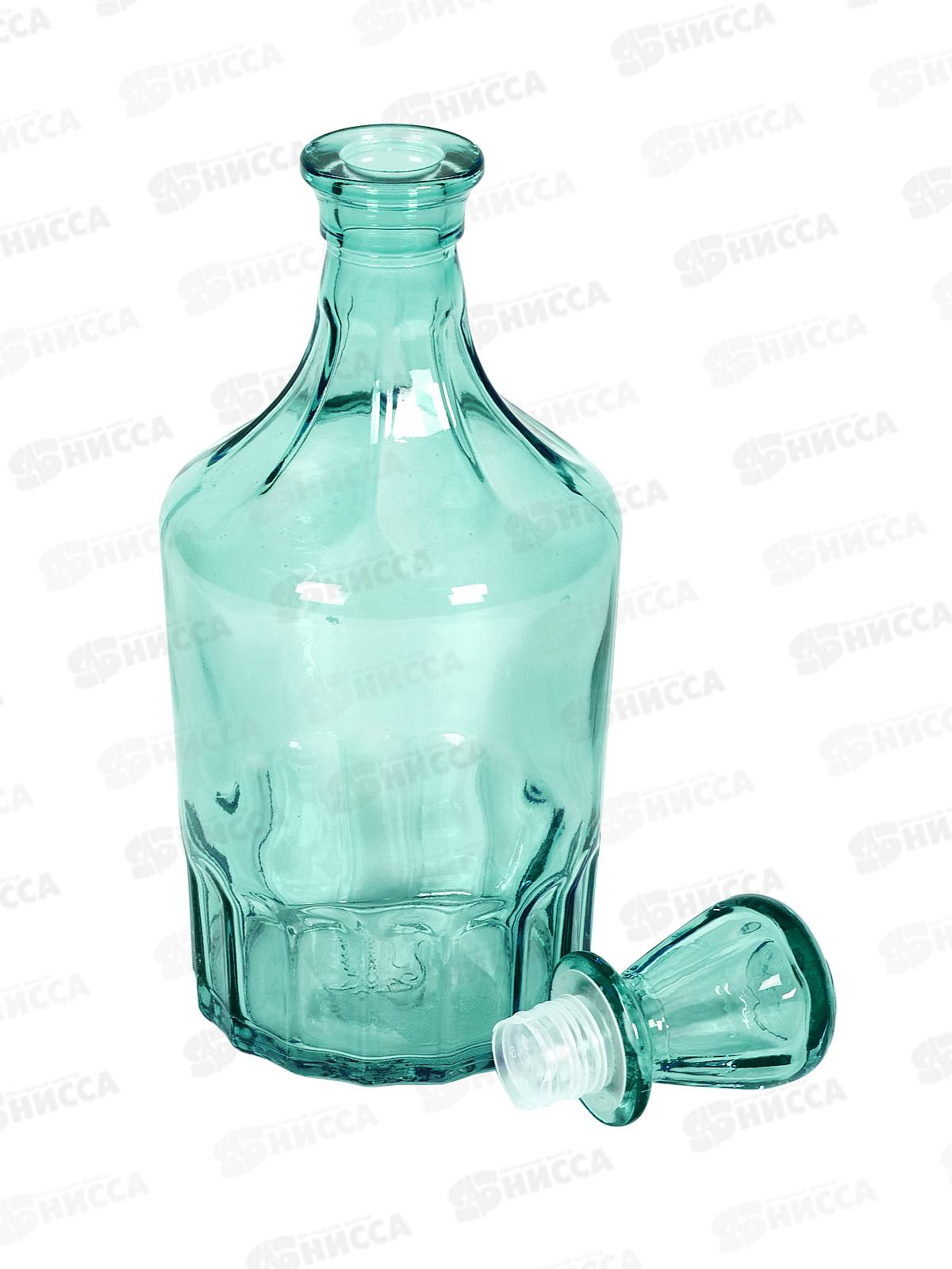 Графин 500мл 1160-Н Цветные лаки Морская волна *12