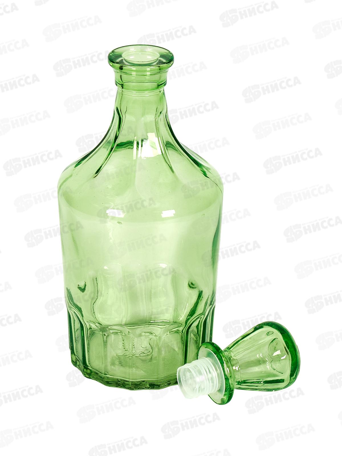 Графин 500мл 1160-Н Цветные лаки Салатовый *12