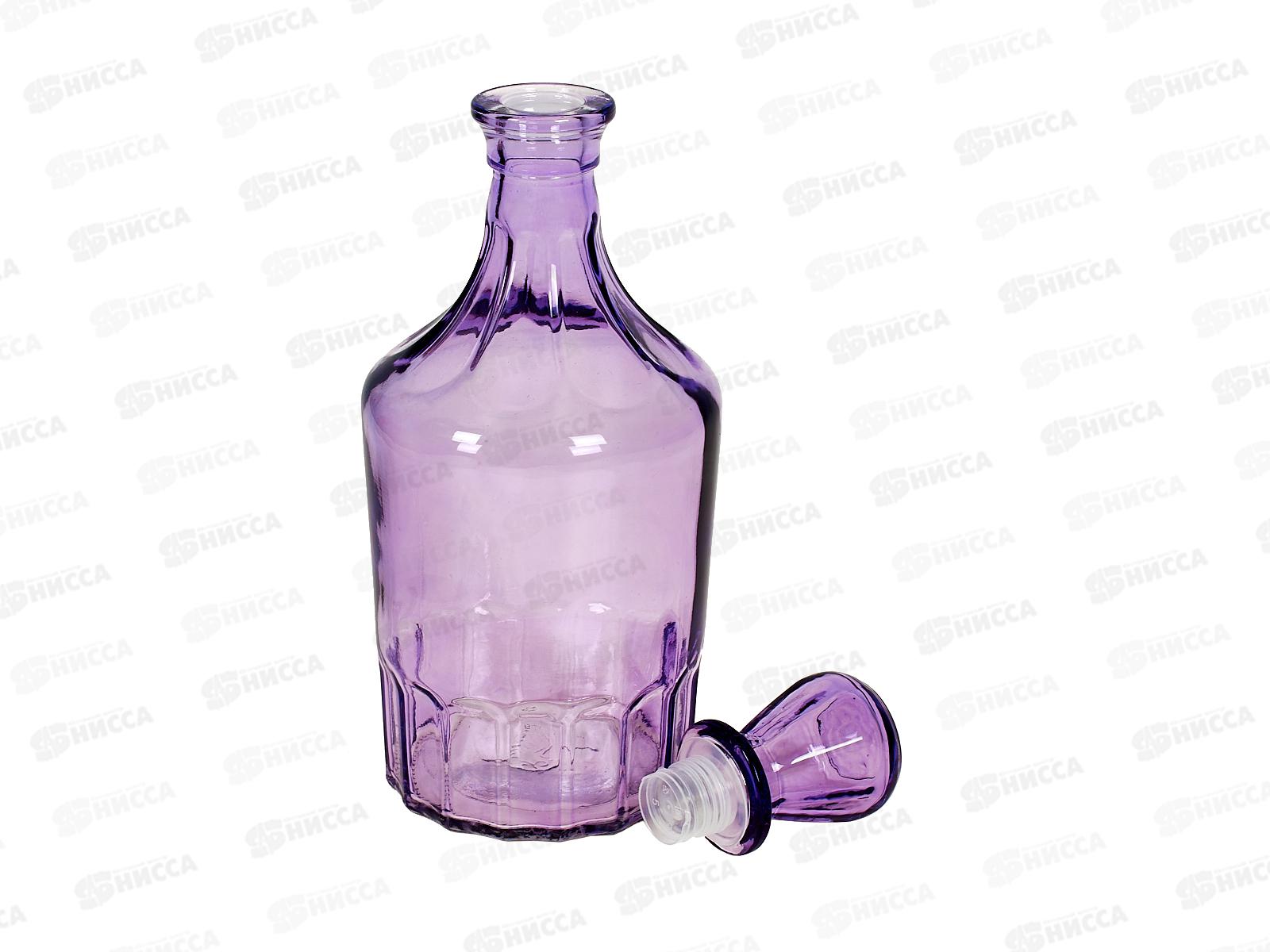 Графин 500мл 1160-Н Цветные лаки Фиолетовый *12