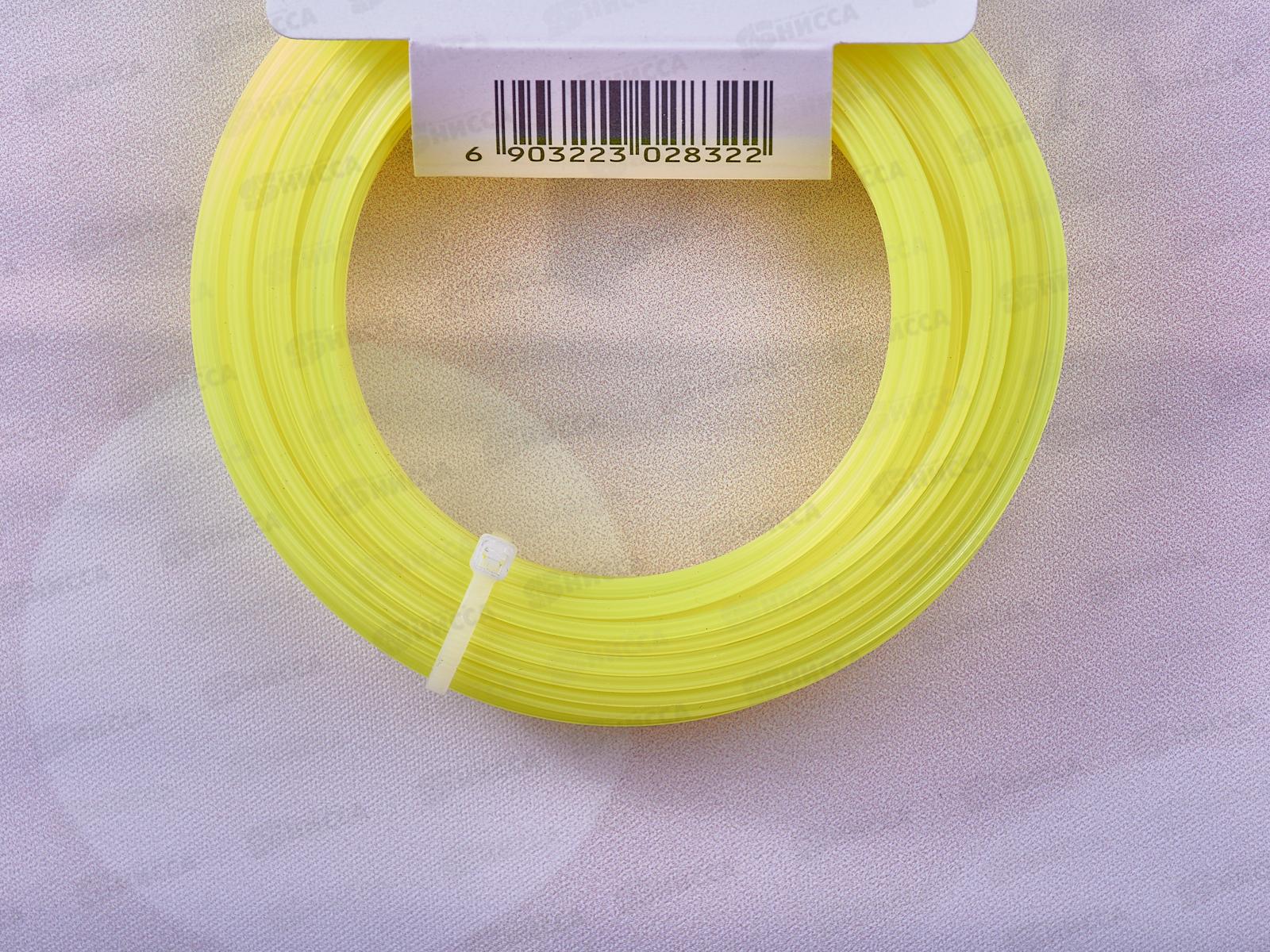 Леска для триммера 2.00 х 15 м. тип: &quotСемиугольник&quot, AL-2832-2-3 *300