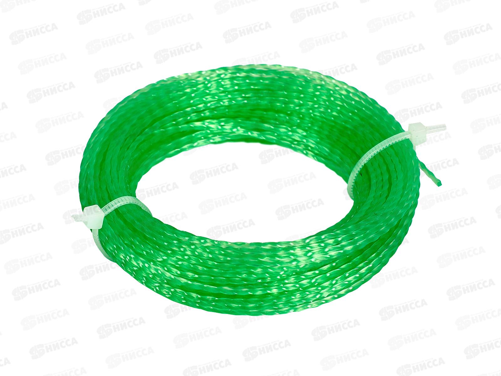 Леска для триммера 1.30 х 15 м. тип: &quotВитой (плетёнка)&quot, AL-2832-4-1 *400