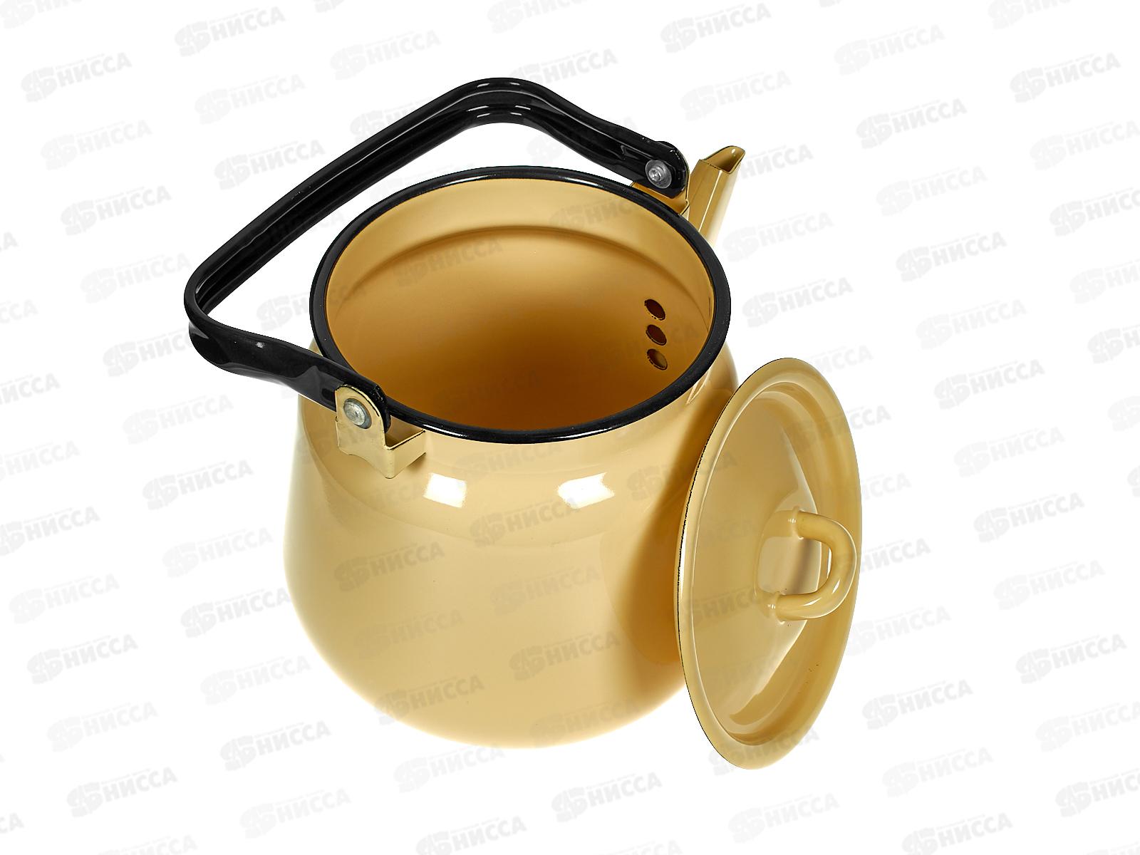 Чайник 3,5л сферический палевый с петлей С42716.П *4