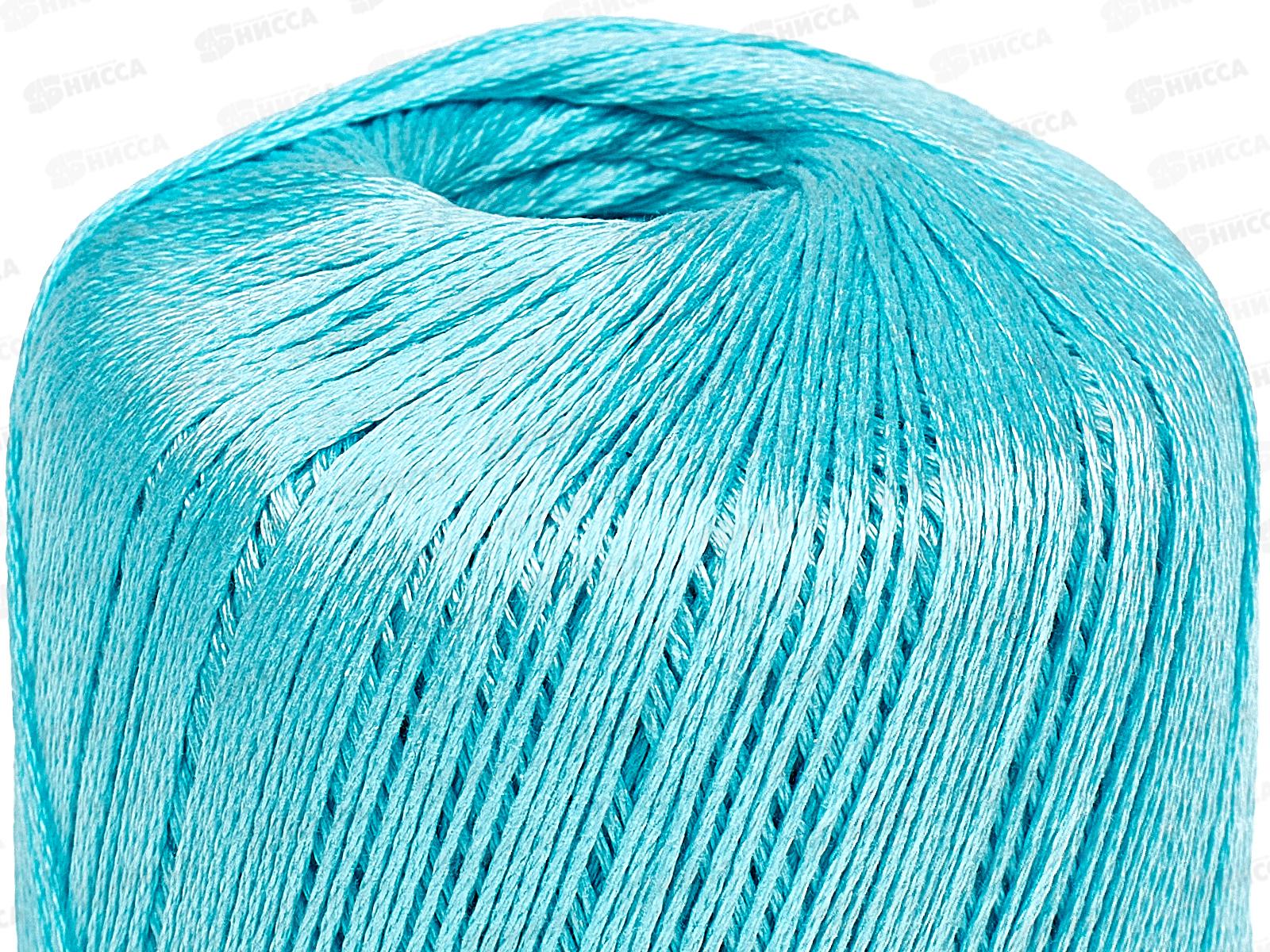 Пряжа Хлопок мерсеризованный 50гр 200м бирюза 024