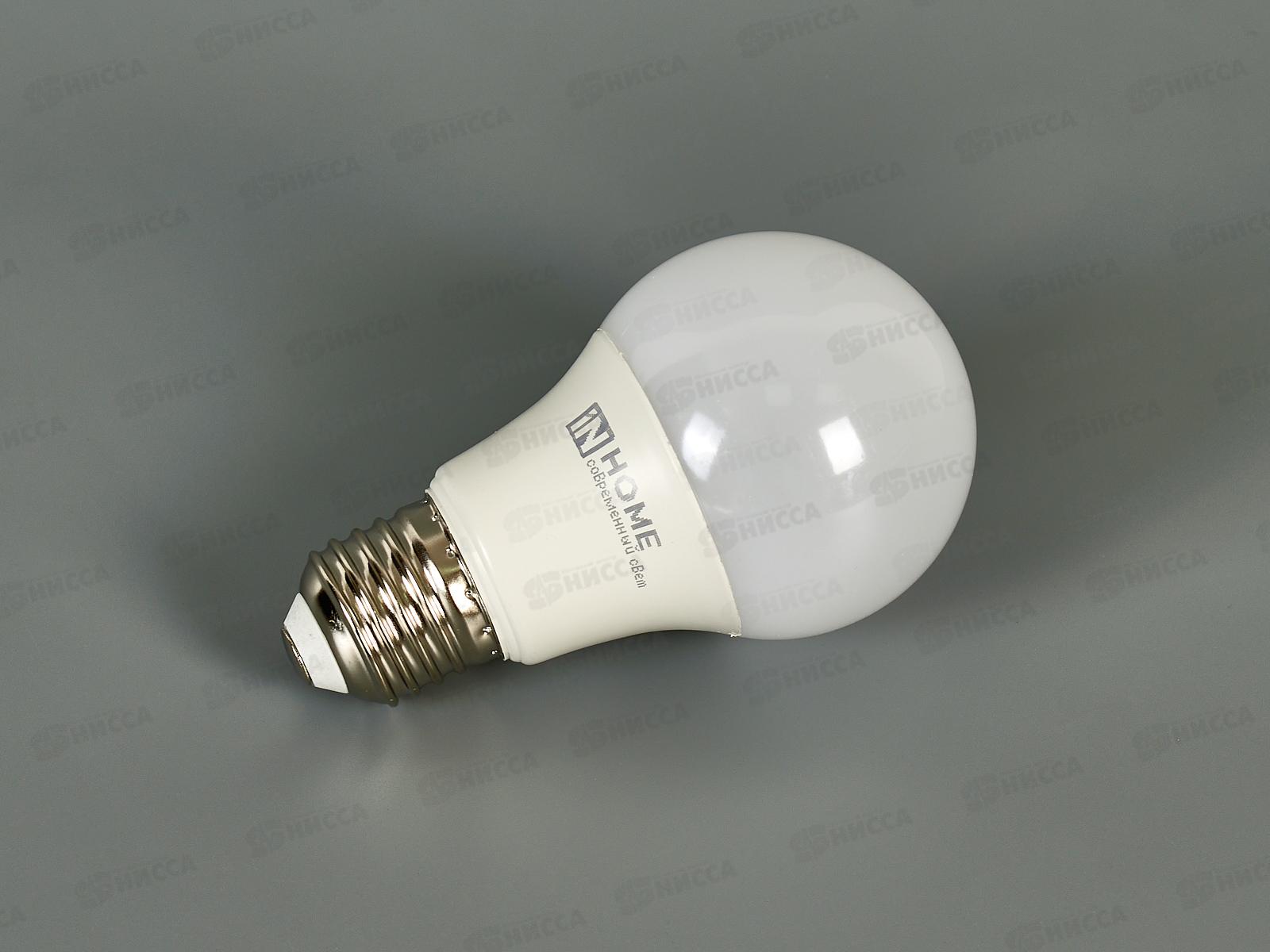 Лампа светодиодная IN HOME LED-A60-VC 12Вт E27 4000К 1080Лм *10/100