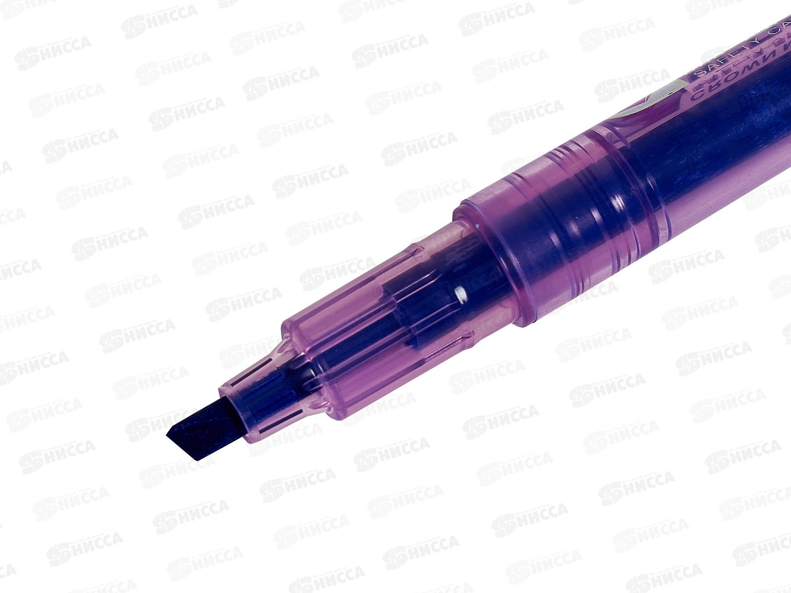 Маркер CROWN Multi Hi-Lighter текстовый фиолетовый 1-4мм, H-500 *12