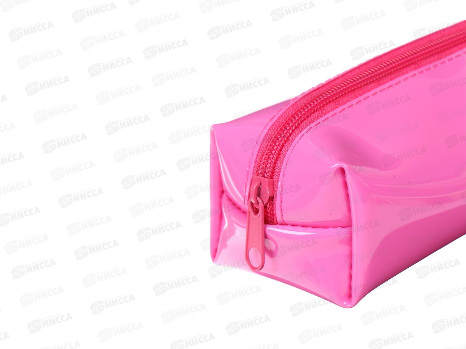 Пенал-косметичка ПЧЕЛКА Малиновый, молния,195*60*50 К-721 *20