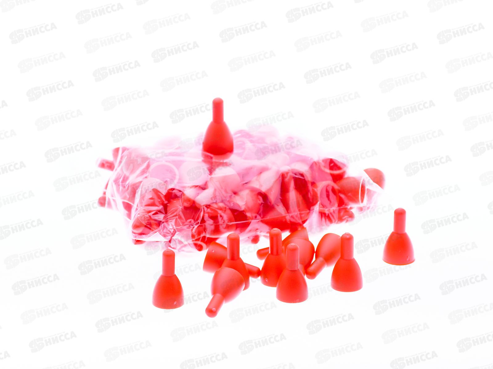 Фишка пластиковая для настольных игр, ИН-3332 Красная фасовка 100шт *50