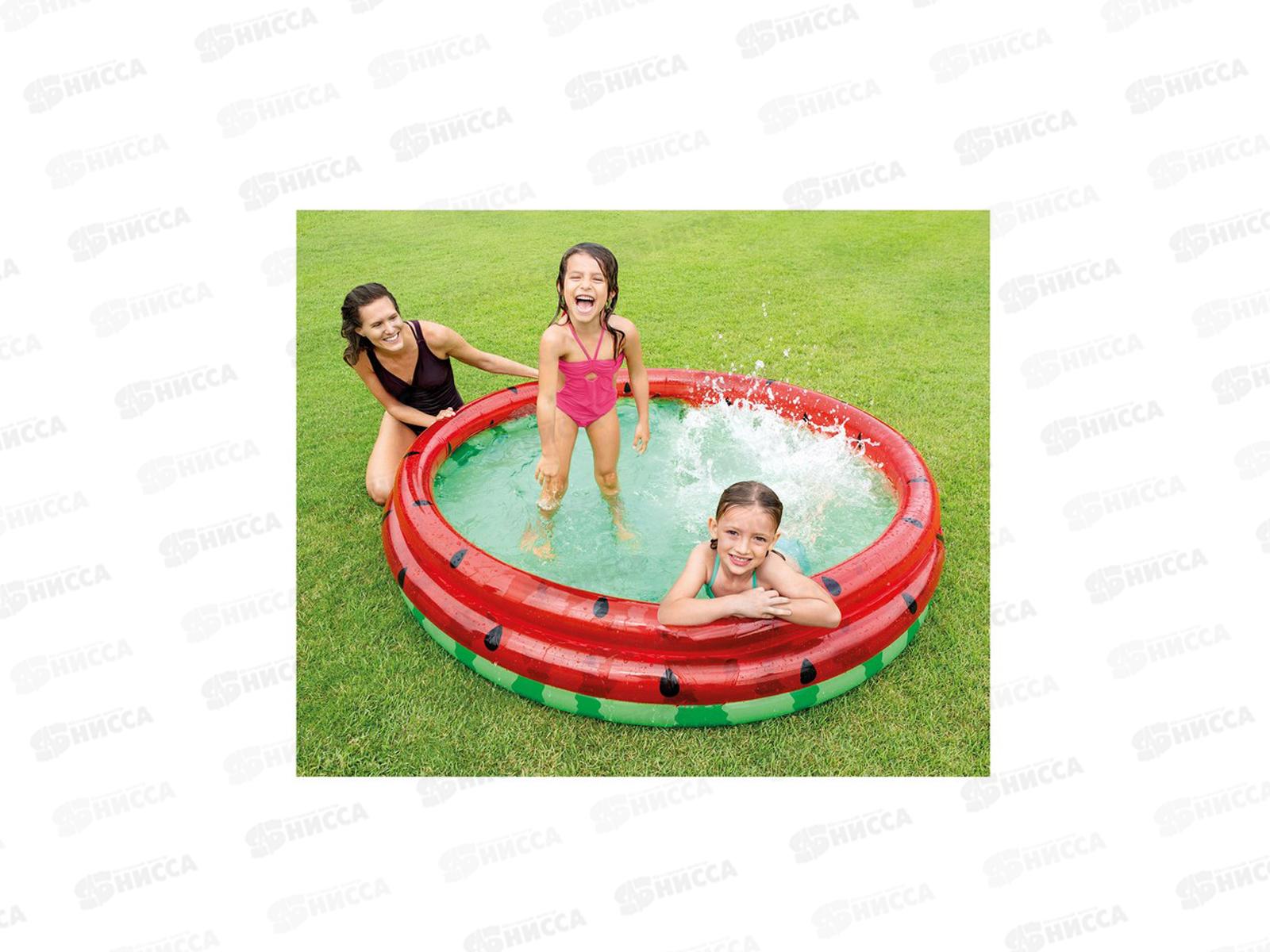 Бассейн 58448 (168*38см) Арбуз от 2лет  *6