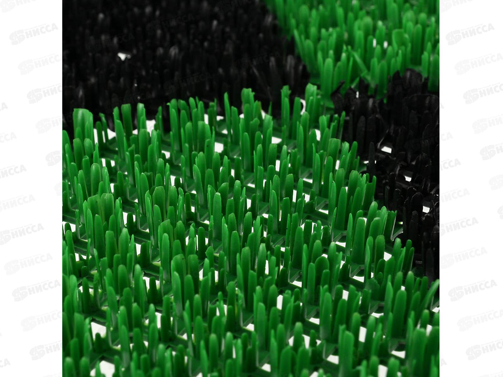 Коврик ТРАВКА 42*56 черно-зеленый SUNSTER *10