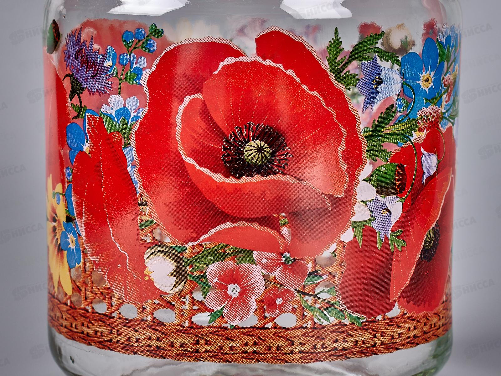 Набор для воды 3предмета 1607/2-Д Маковое поле*4