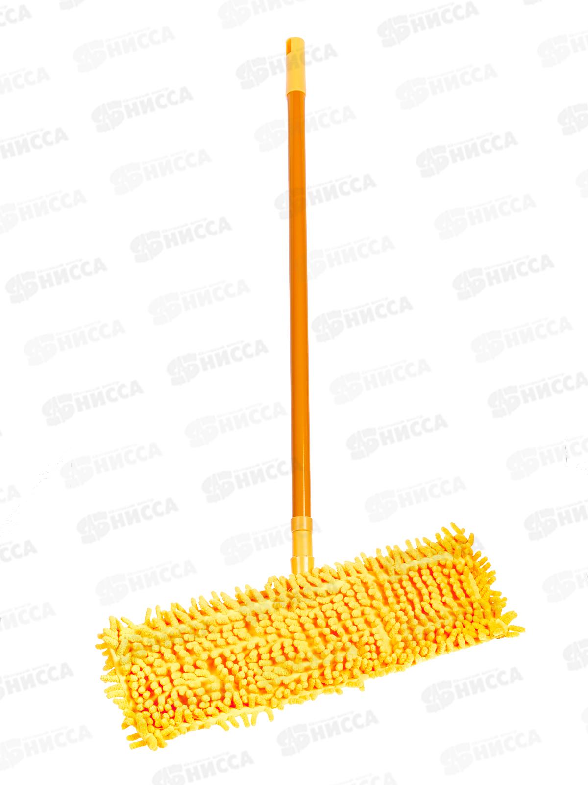 Швабра VETTA с насадкой из микрофибры телескопическая ручка 70-120см 444-268  г