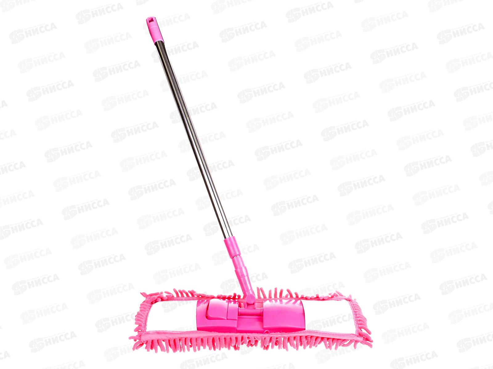 Швабра VETTA с насадкой из микрофибры, телескопическая ручка, букли 120см NP-7212 444-269  г