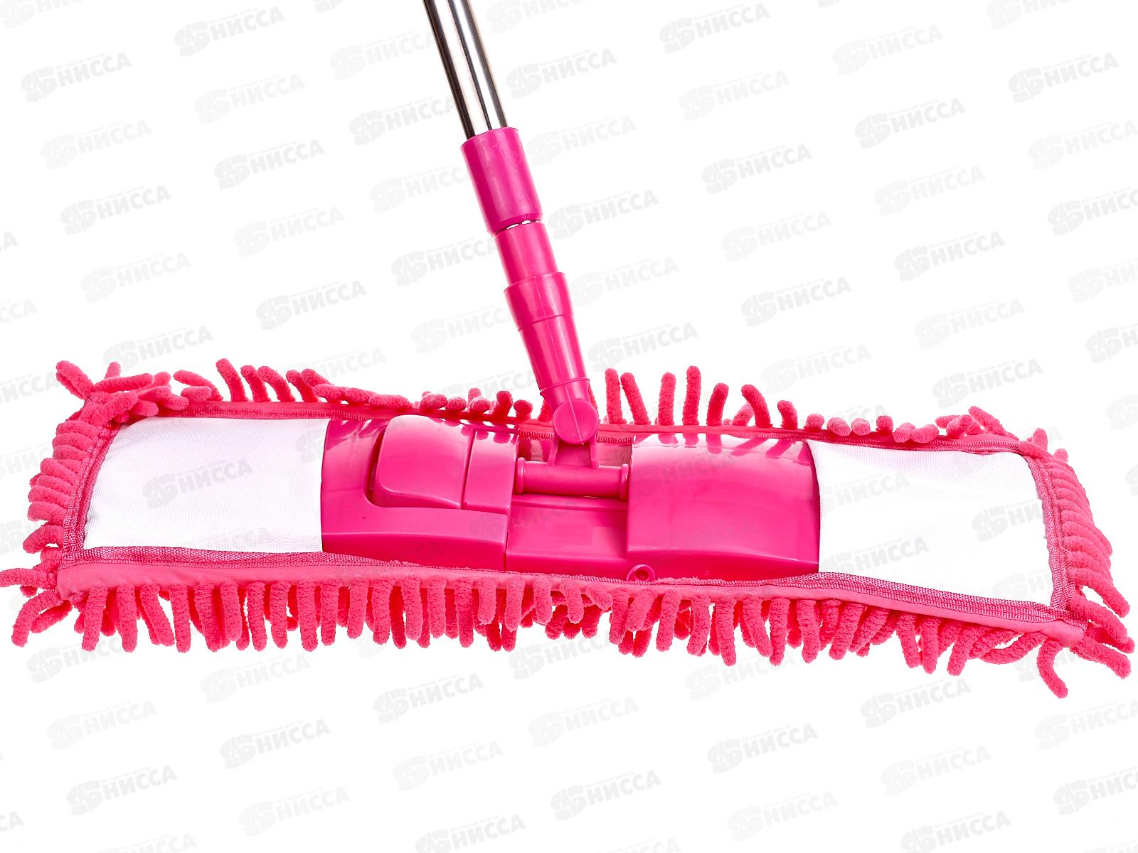 Швабра VETTA с насадкой из микрофибры, телескопическая ручка, букли 120см NP-7212 444-269  г