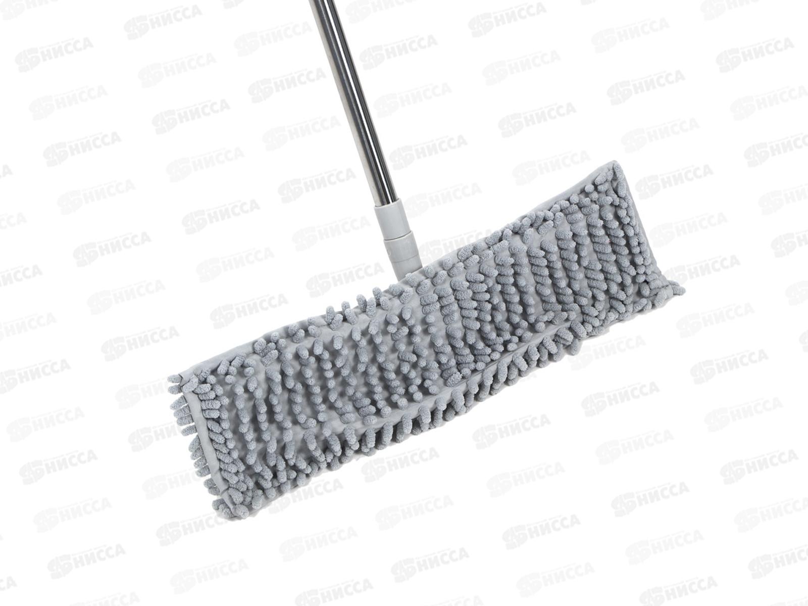 Швабра VETTA с насадкой из микрофибры, телескопическая ручка, букли 120см NP-7212 444-269  г