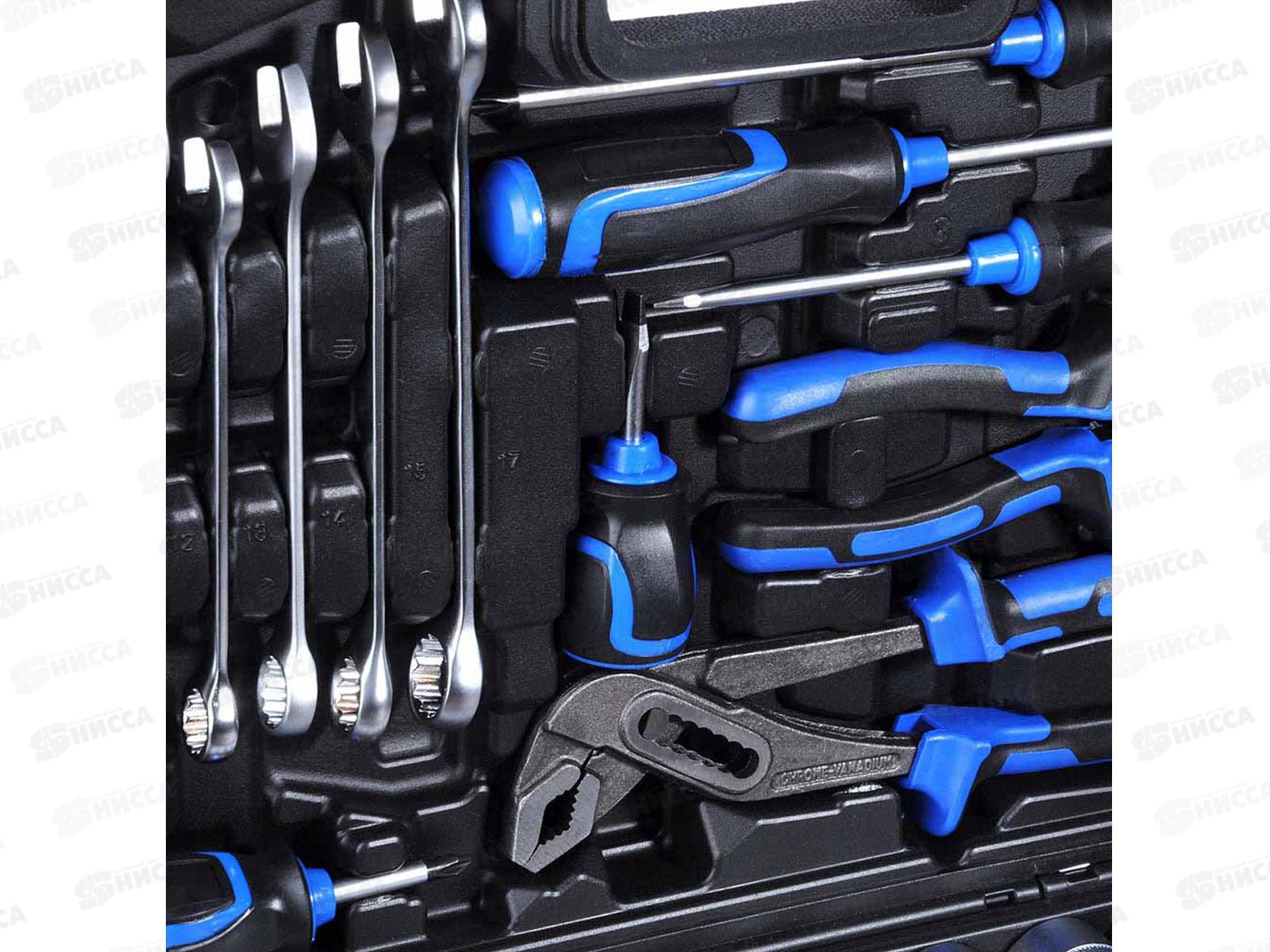 Набор автоинструментов 66 предметов РОКОТ 1/4&quot+1/2&quot 736-124 г