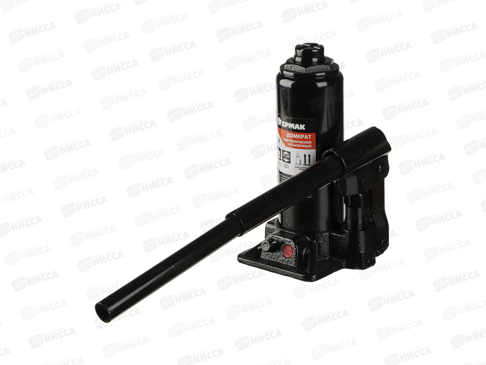 Домкрат гидравлический бутылочный 4т, высота под.195-380мм 770-075   г