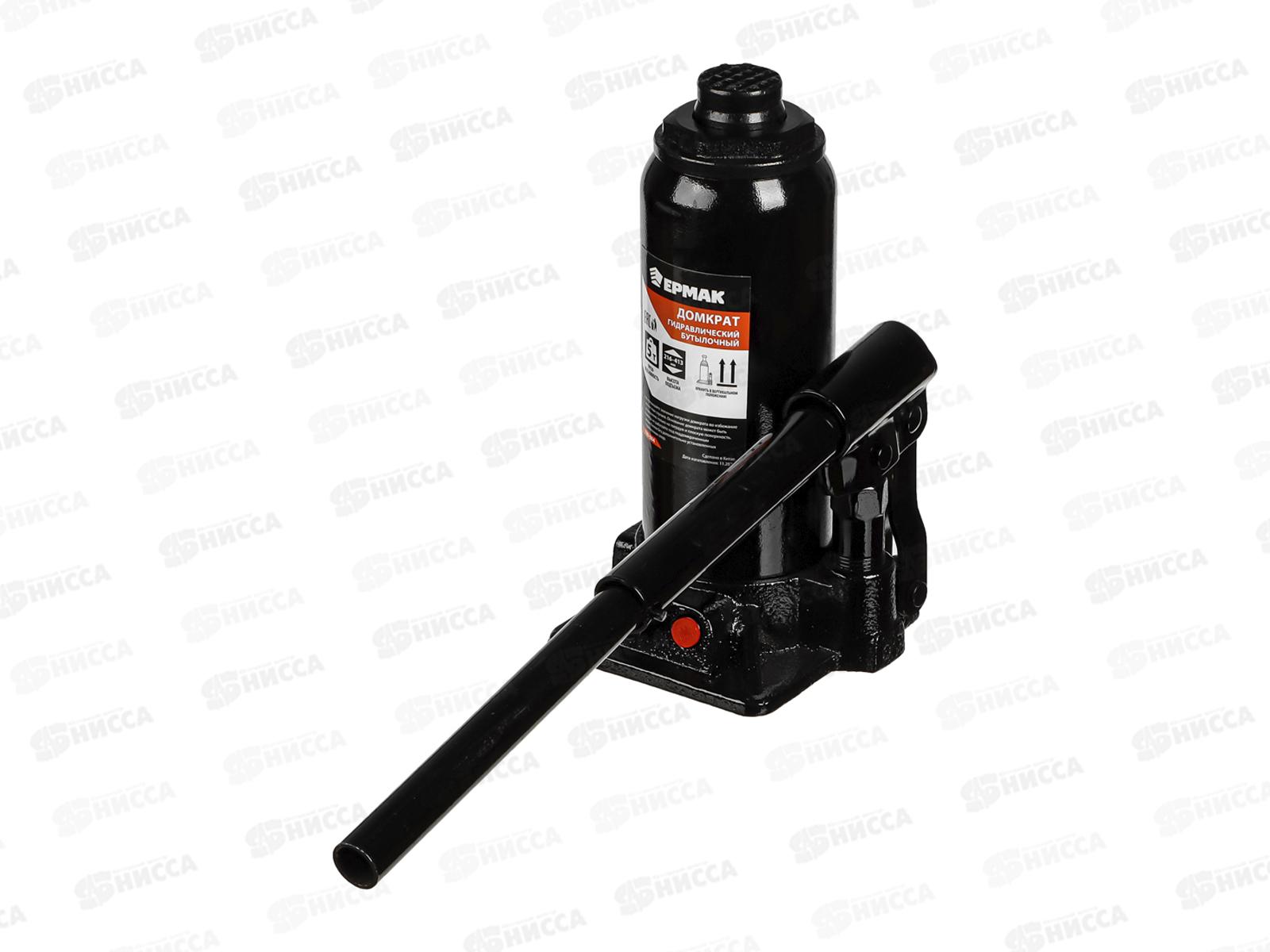 Домкрат гидравлический бутылочный 5т, высота подъема.216-413мм в кейсе 770-084   г