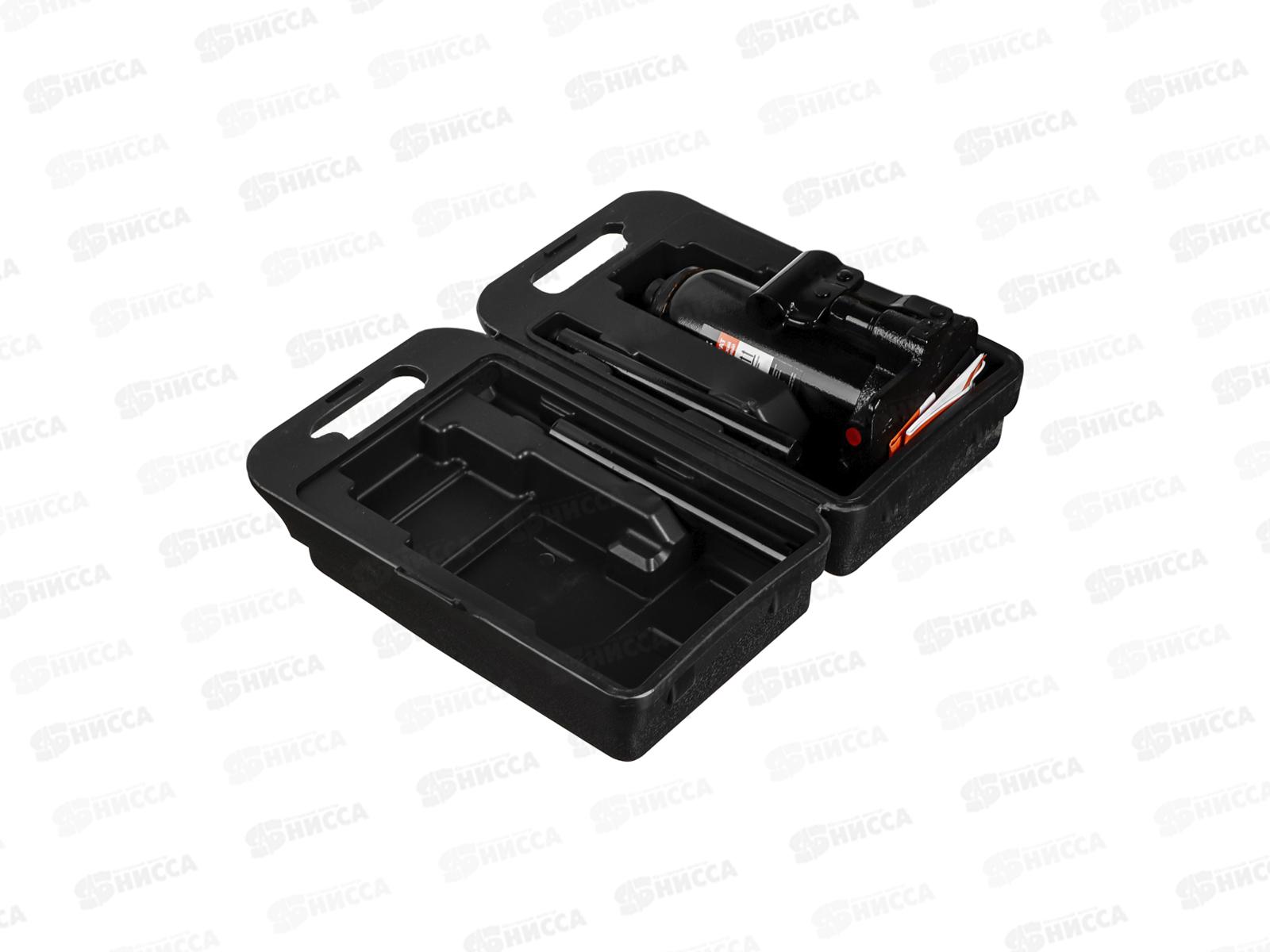 Домкрат гидравлический бутылочный 5т, высота подъема.216-413мм в кейсе 770-084   г