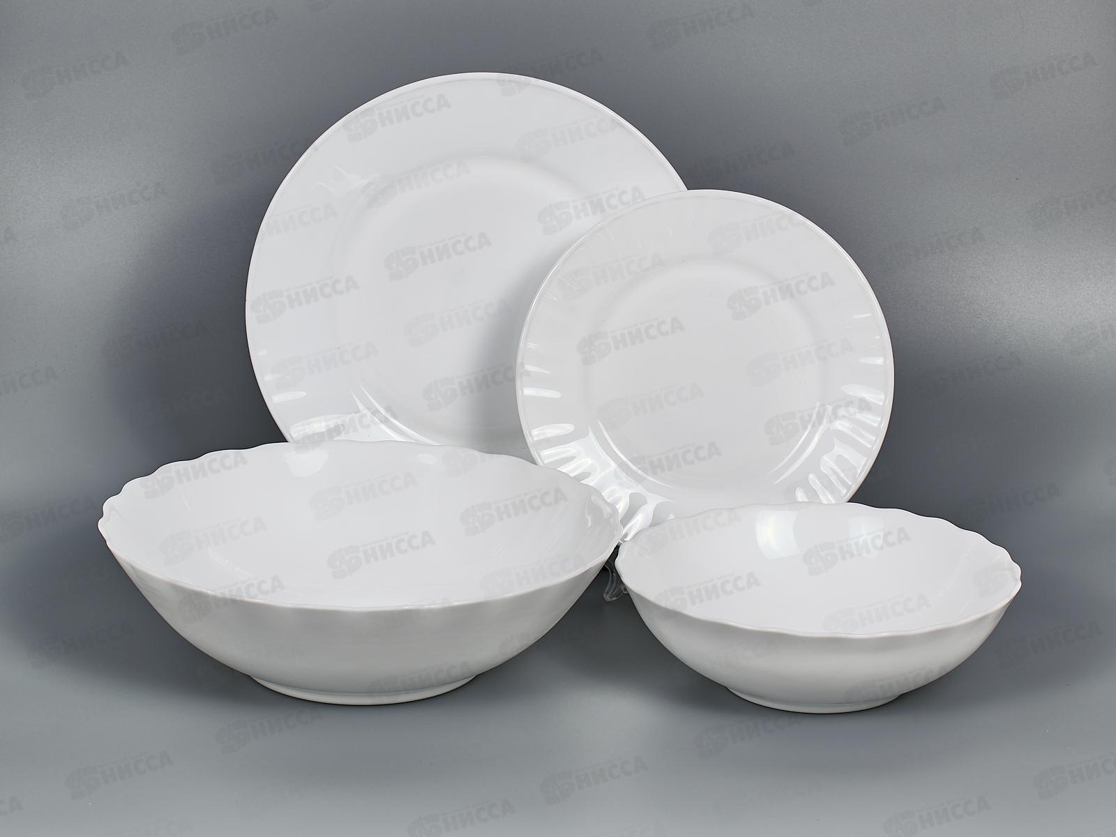 Набор столовый 19 предметов стеклокерамика 1/2 0001-19 Белье