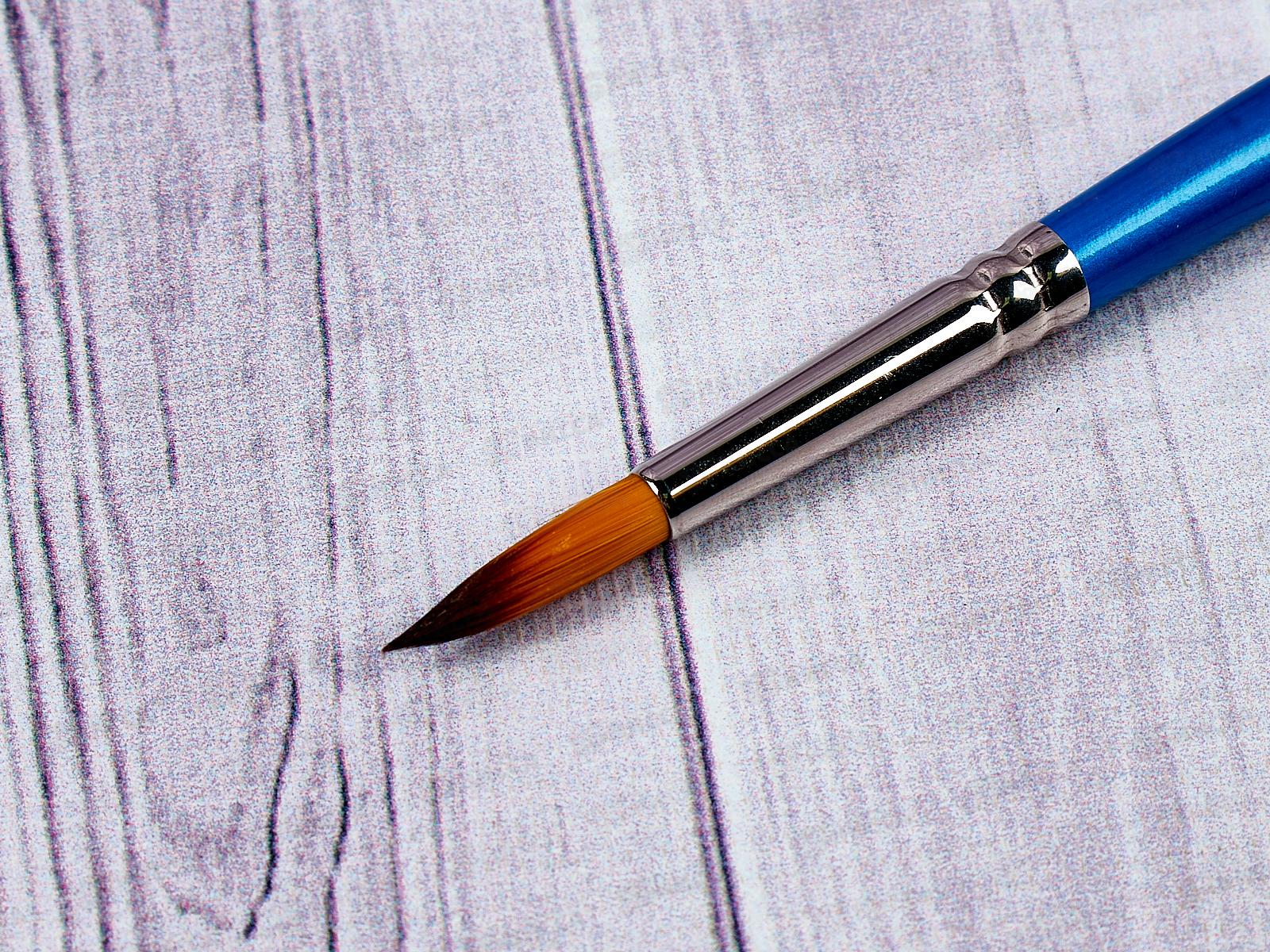 Кисть ГАММА синтетика 9 круглая, 280618.07.09 *15/30