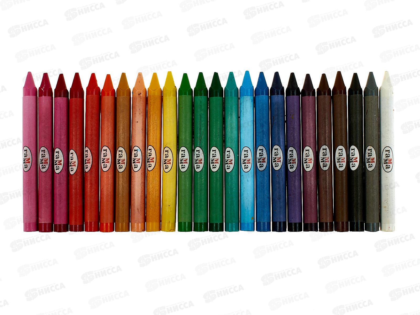 Мелки восковые ГАММА классические  24цвета европодвес, 2131018_01_3 *12