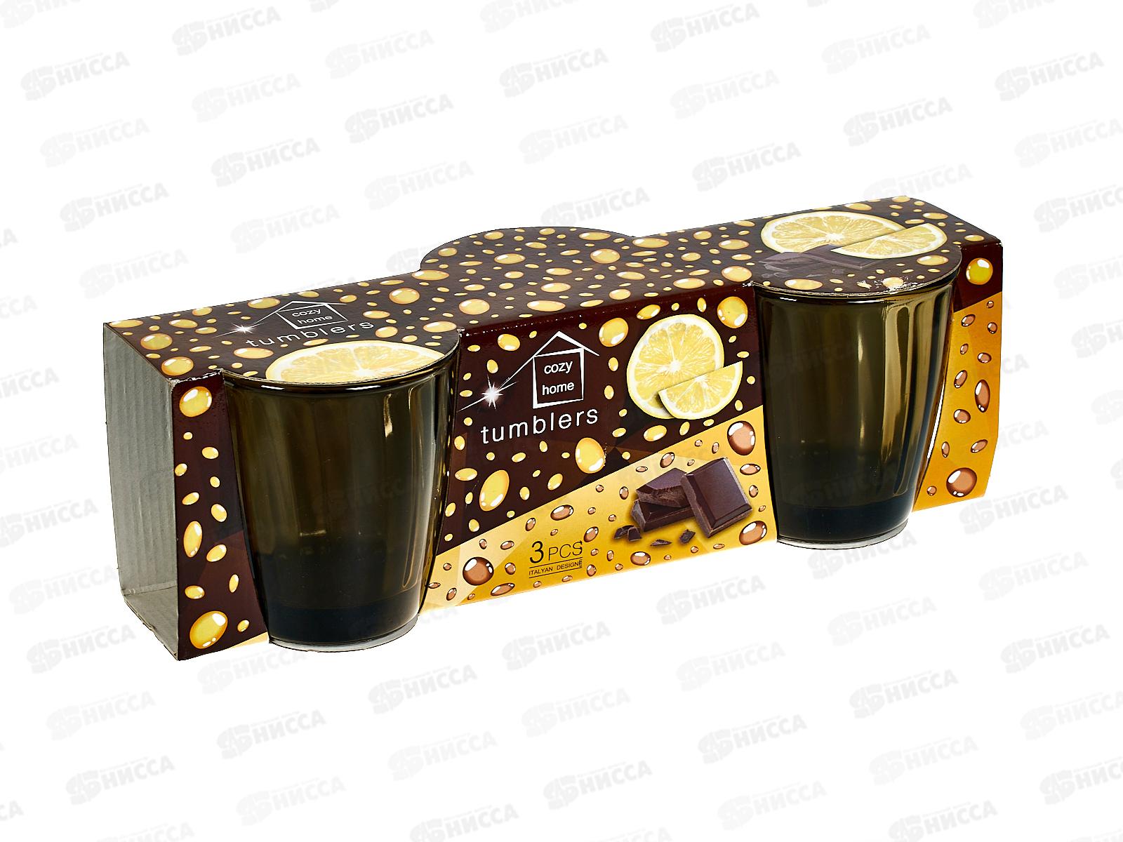 Набор стаканов 3шт &quotELICA&quot дымка 62221 360мл *8