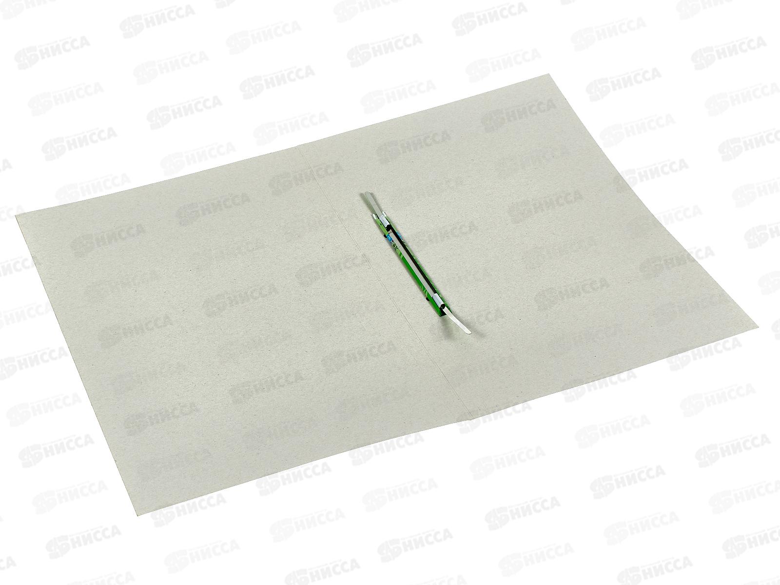 Скоросшиватель картонный цветной ЛХ коричнево-зеленый, мелованный (СК-3077) *70