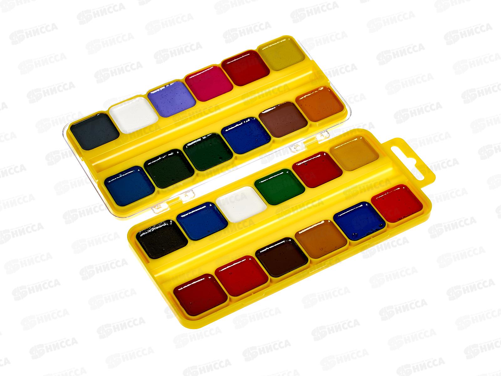 Акварель Каляка-Маляка  24цвета без кисти европодвес, АККМФ24 *12