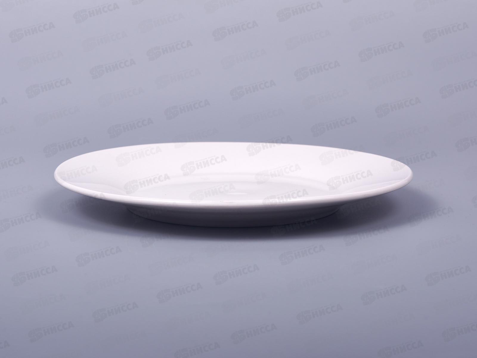 Тарелка плоская круглая d-17,5см 12/96 белье т7-0002