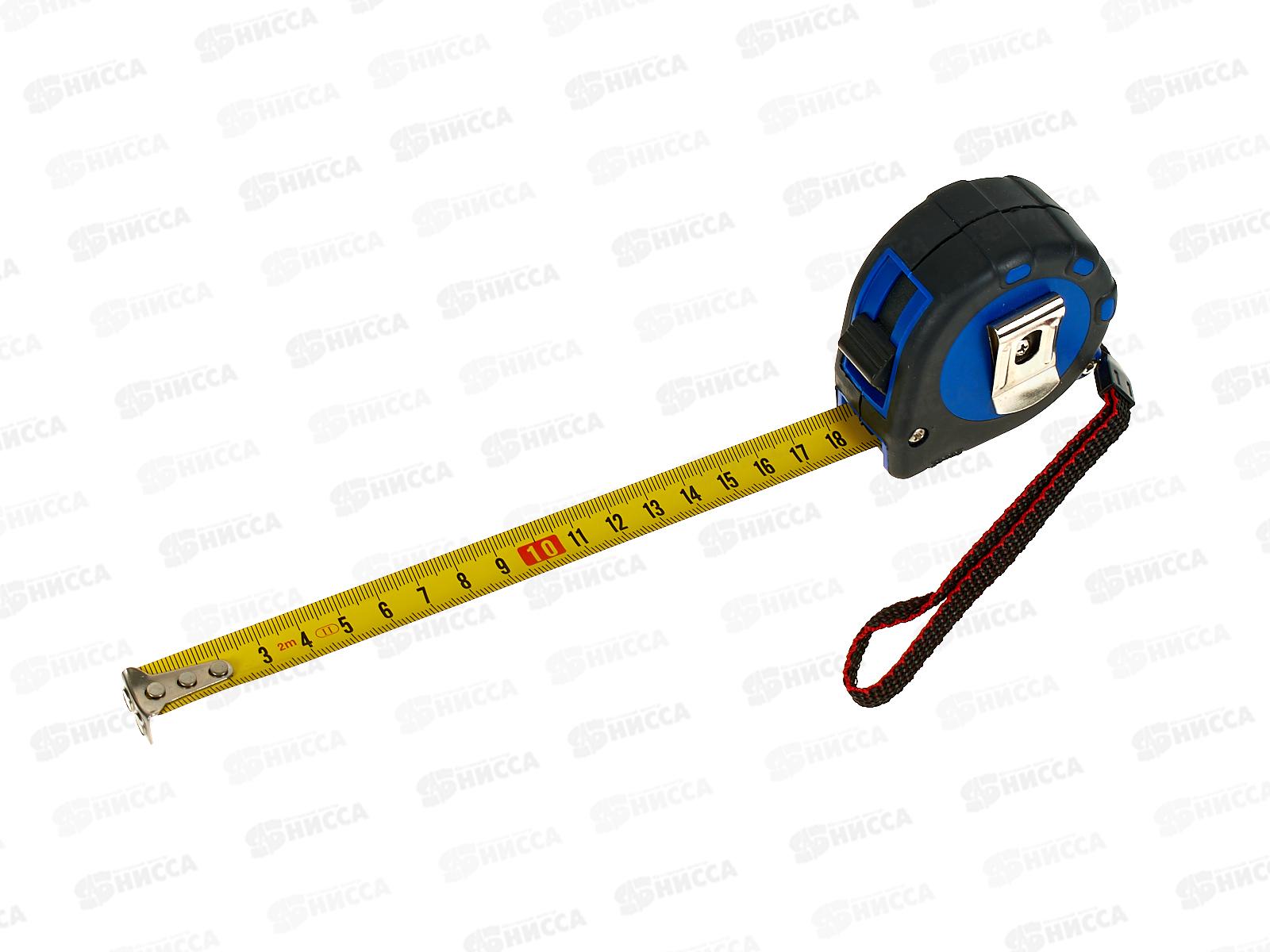 Рулетка 2мх16мм (обрезиненый корпус, 3 фиксатора, магнит), ToolBerg 2501510 *180