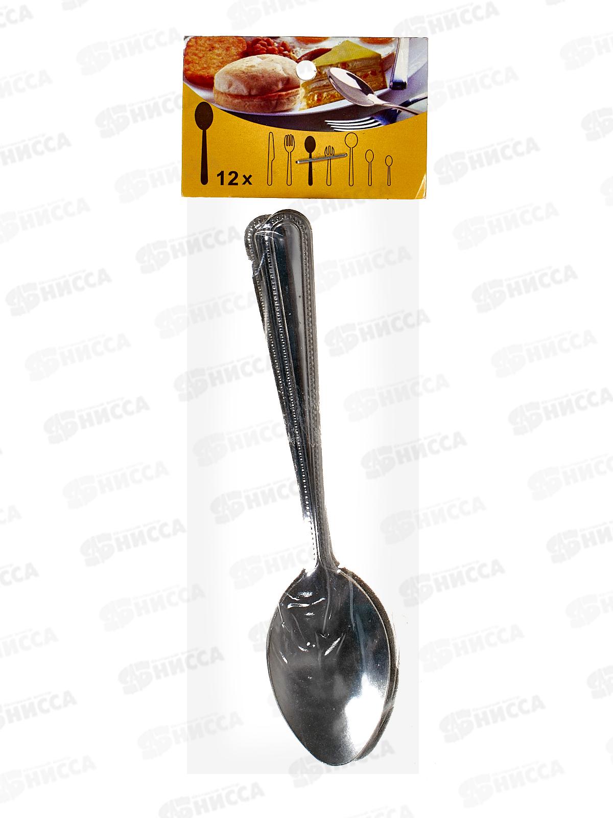 Ложка чайная 12шт металлическая (047240)  Ж