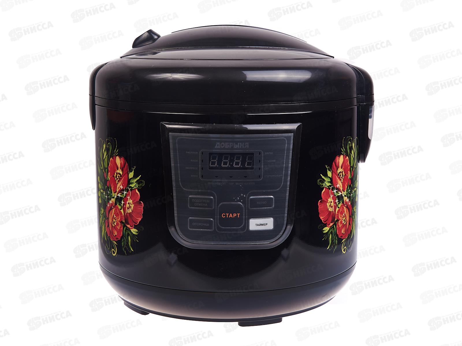 Мультиварка DO-1009 4л черная пластик+нержавейка Маки Добрыня