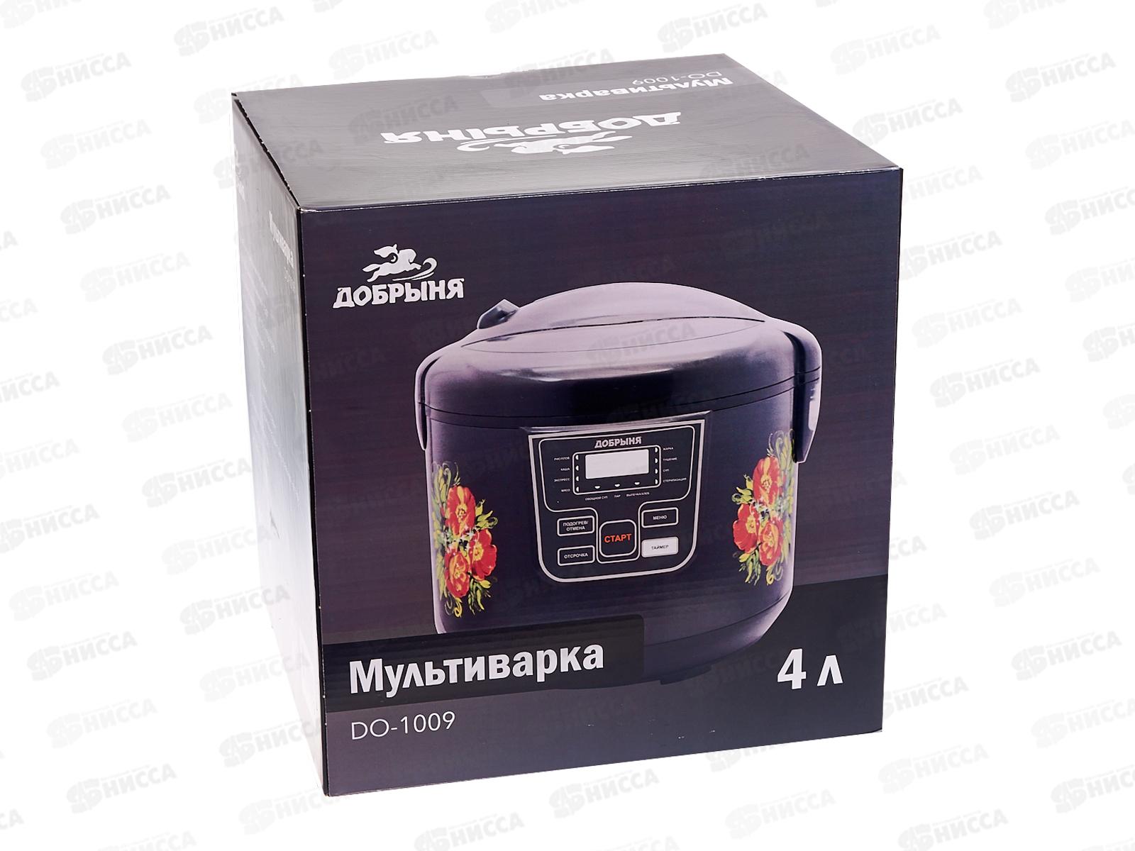 Мультиварка DO-1009 4л черная пластик+нержавейка Маки Добрыня