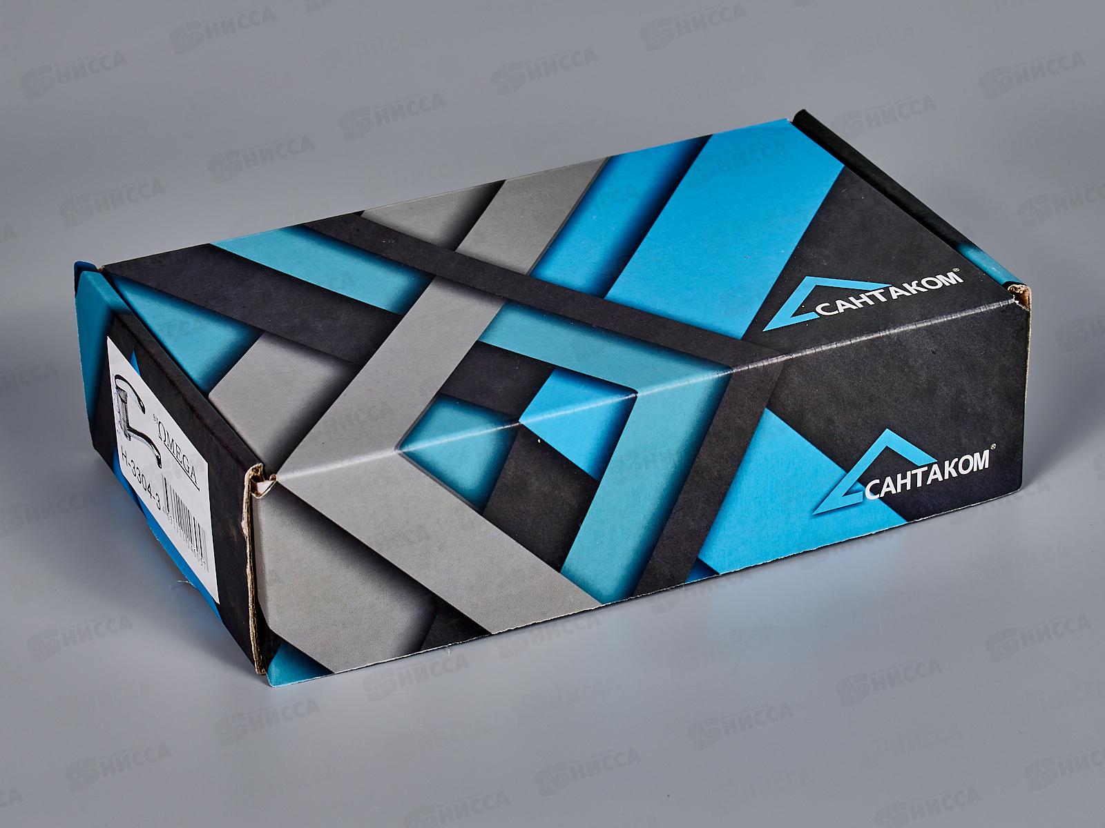 Смеситель для кухни нос (15см) Омега 40 картридж  3304-3 (крепление под шпильку) *20