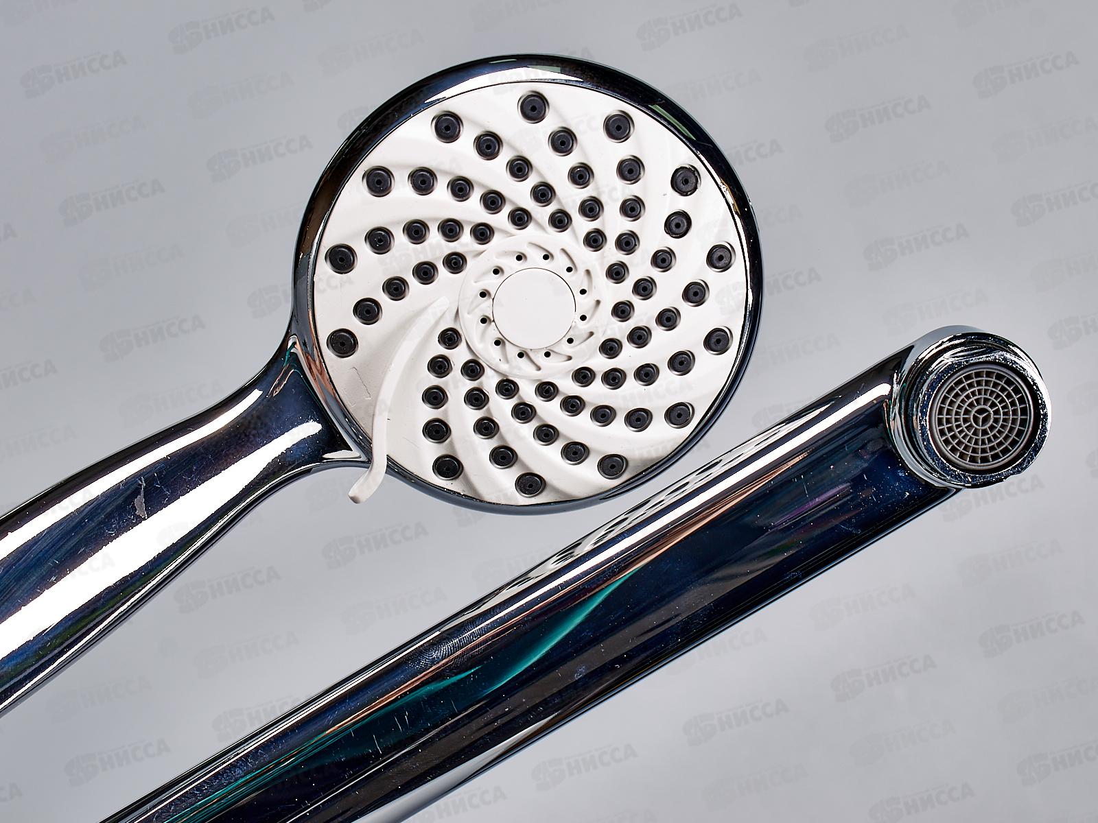 Смеситель для ванны д.40  Омега L-нос 30см.с отводом 3307 *10