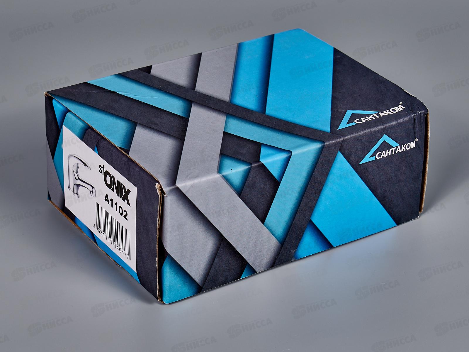 Смеситель для умывальника Onix д.35 короткий нос  A1102   *12