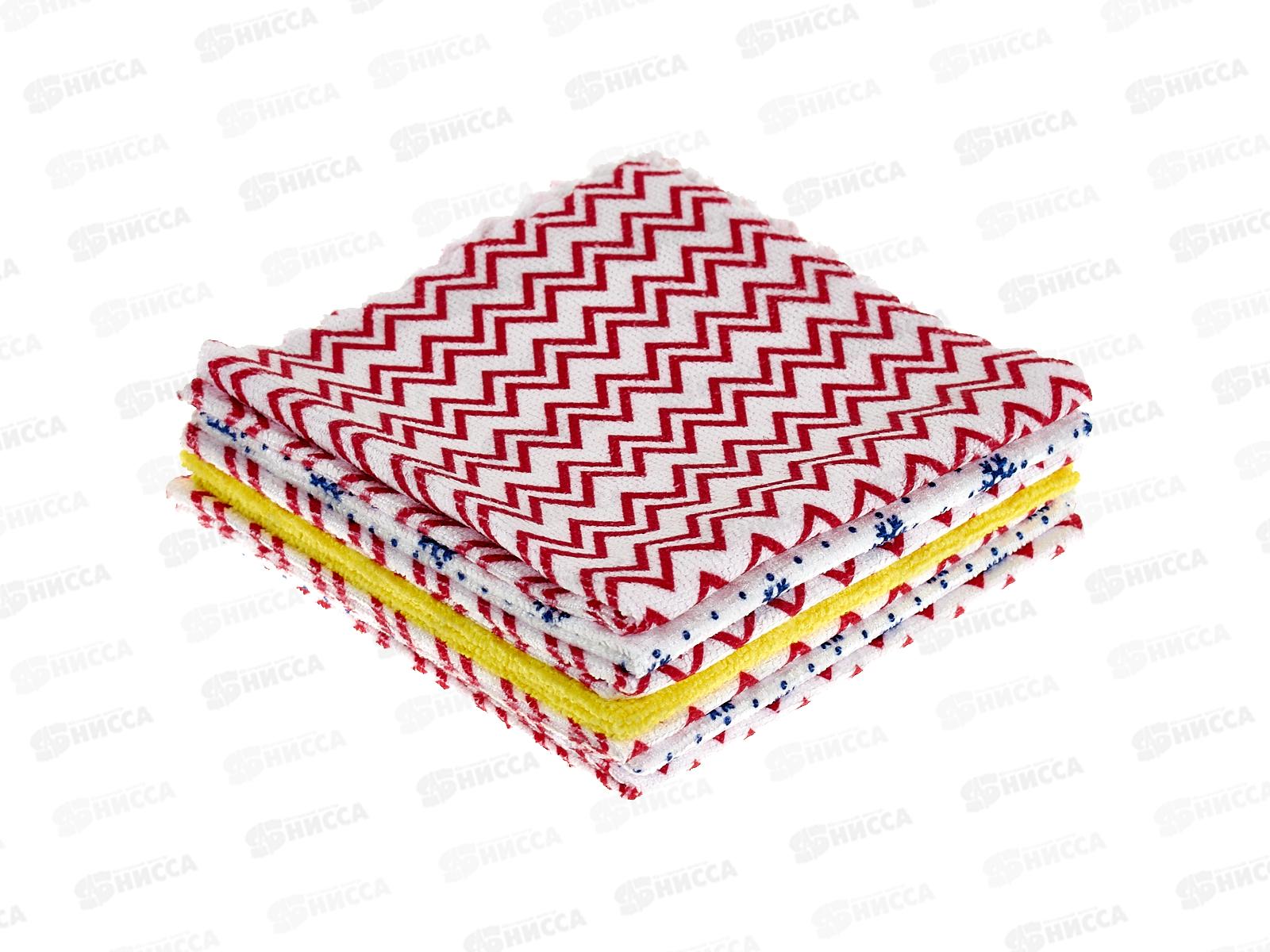 Набор салфеток ХОЗЯЮШКА микрофибра 30*30 7шт *30