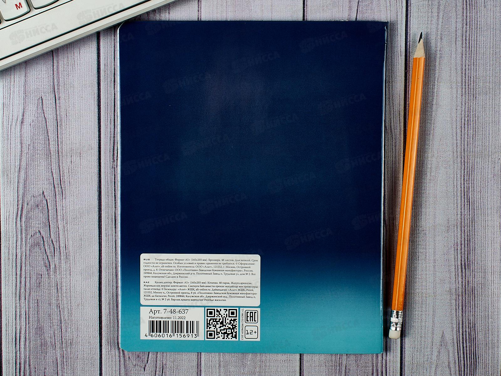 Тетрадь 48листов клетка АЛЬТ Природа.Пейзажи,7-48-637*10/60