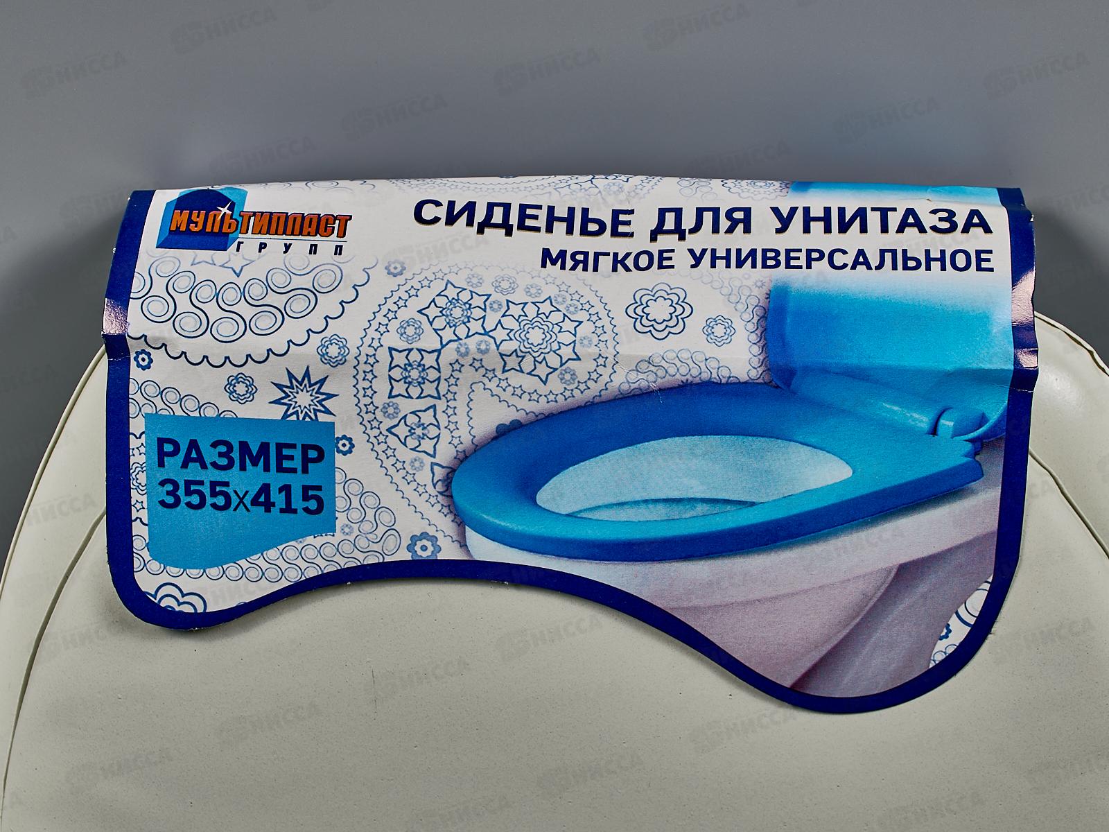 Сиденье на унитаз мягкое белый  *17