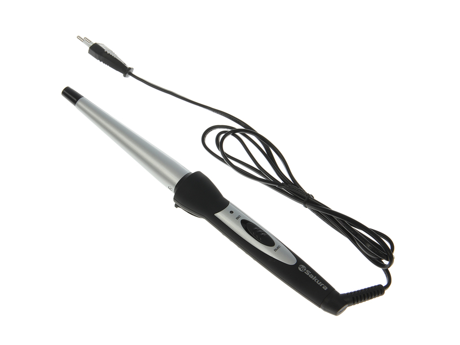 Щипцы для завивки SА-4408-BK13-25мм 25Вт керамический  конус