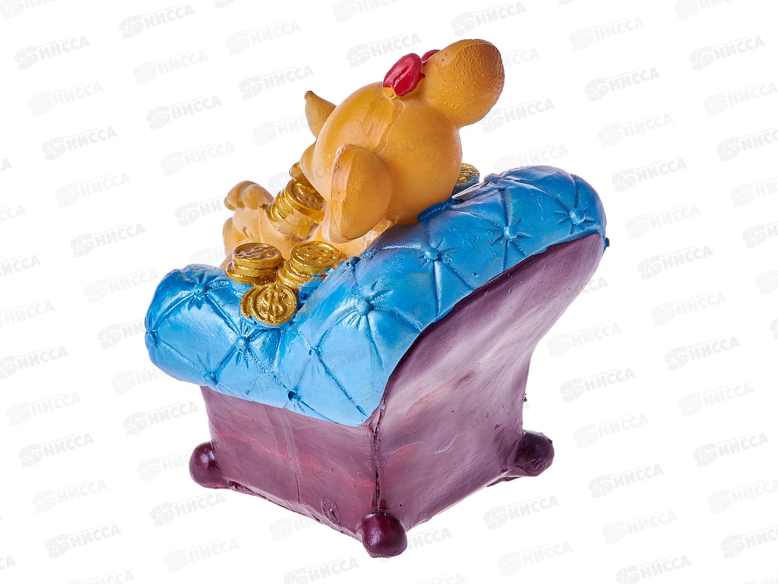 Сувенир &quotМышь в кресле&quot 11,5*7,5см микс 4285120