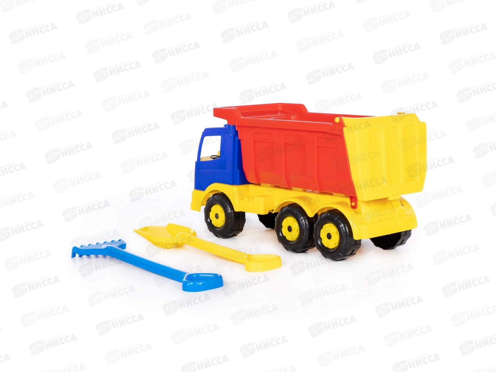 Машина самосвал Премиум 9851+лопата большая, грабли большие *2