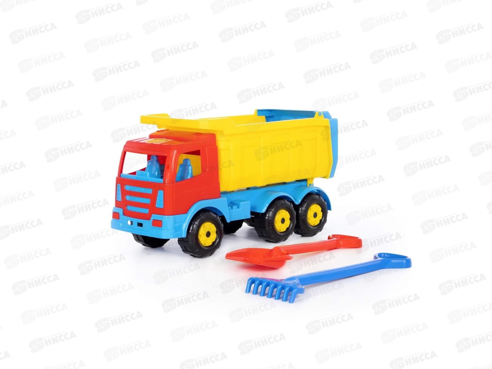 Машина самосвал Премиум 9851+лопата большая, грабли большие *2
