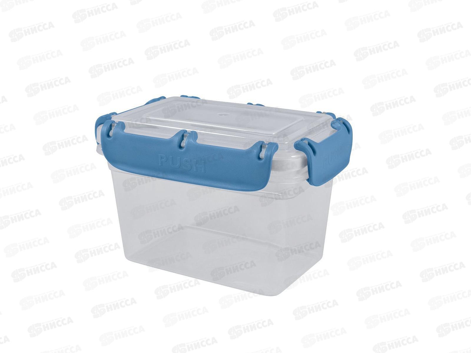 Контейнер 1,3л BERGEN с защелками в ассортименте РТ1044 *10