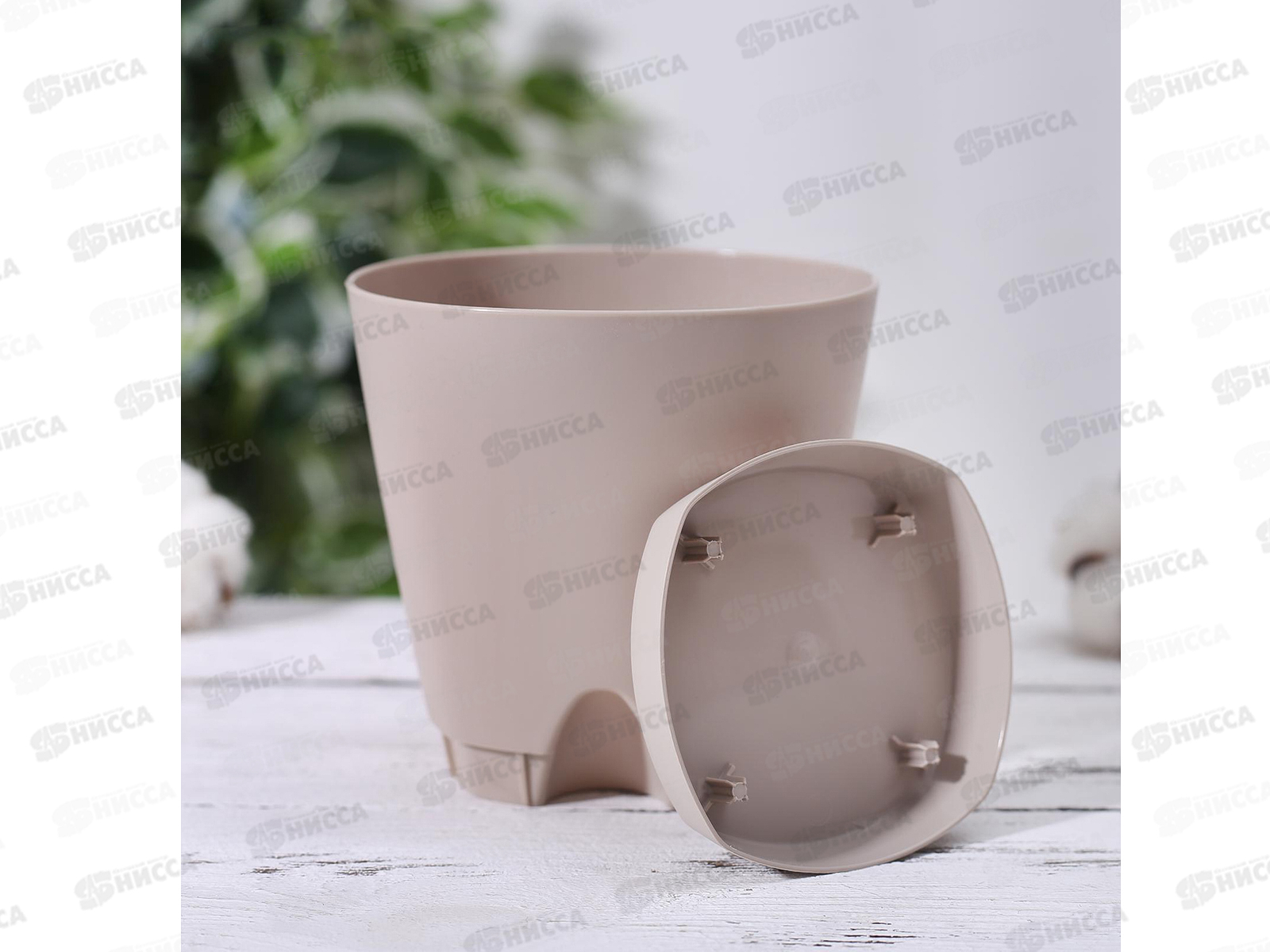 Горшок для цветов Амстердам прикорневой полив 0,65л Мол шок ПЦ6198 *12